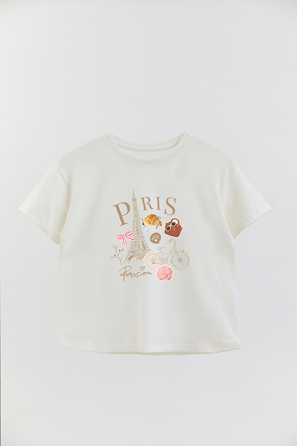 REMERA GIRL OVER PARIS PASSION