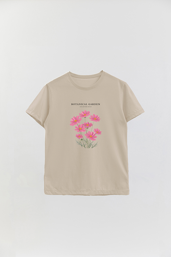 REMERA BASICA ESTAMPADA GARDEN 29