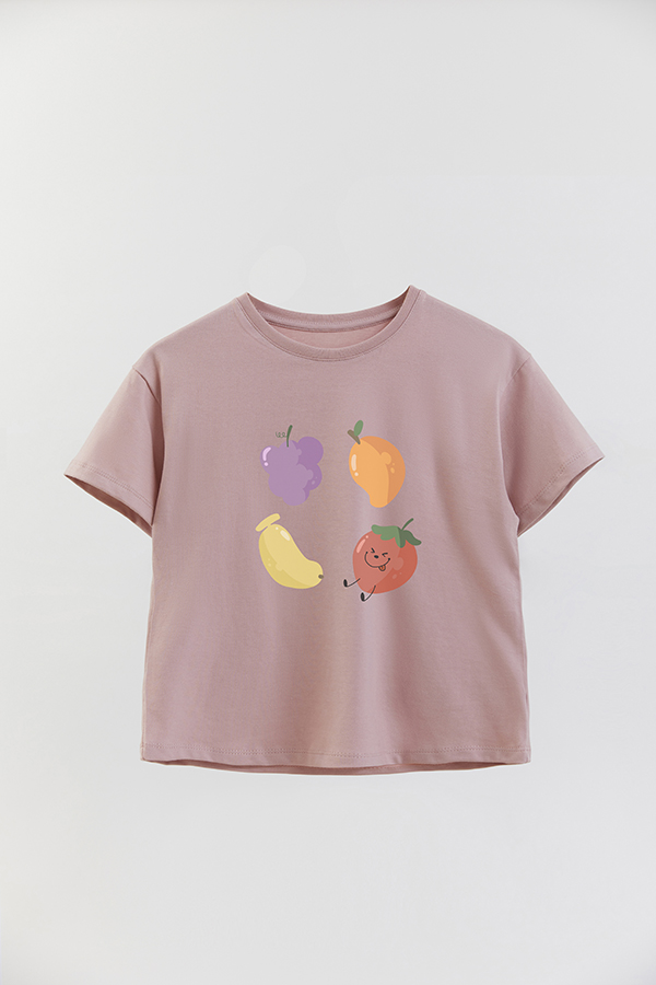 REMERA GIRL OVER FRUIT PARTY