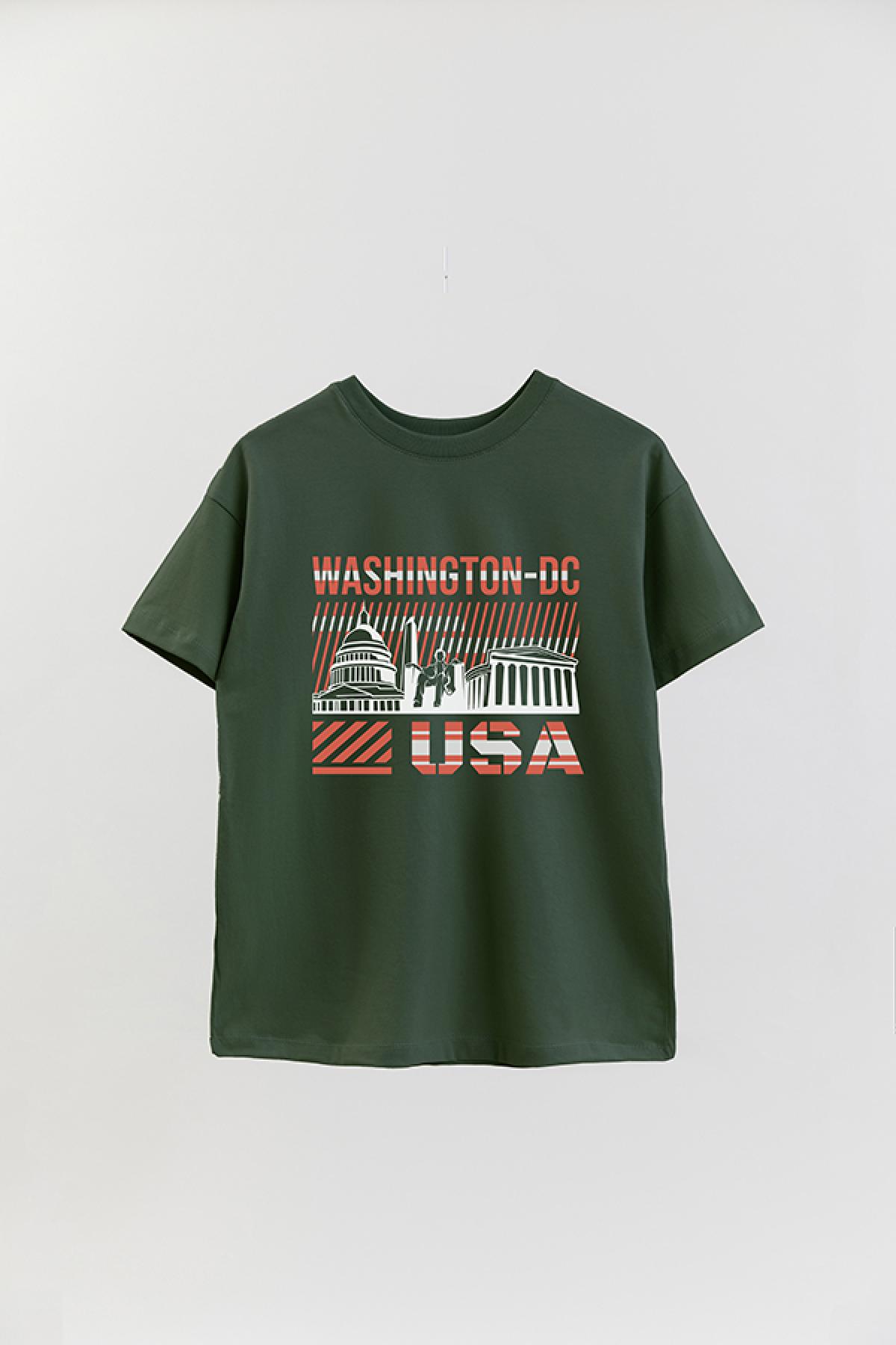REMERA OVER ESTAMPADA CT WASHINGTON