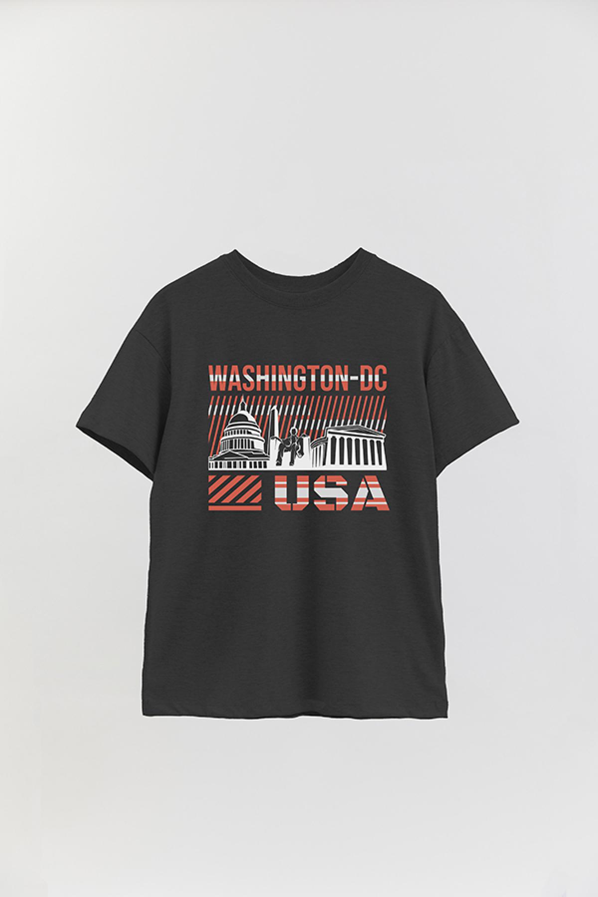 REMERA OVER ESTAMPADA CT WASHINGTON