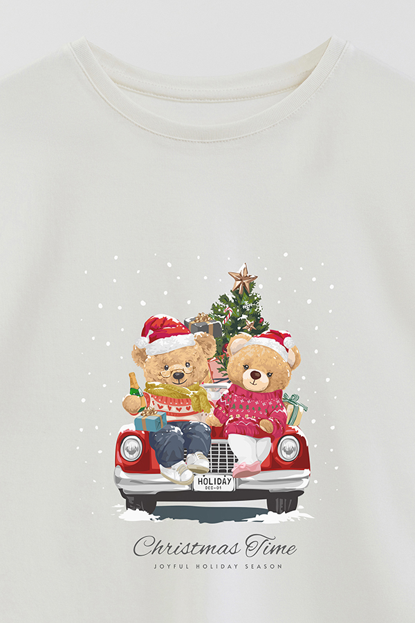REMERA GIRL OVER TEDDY XMAS 4