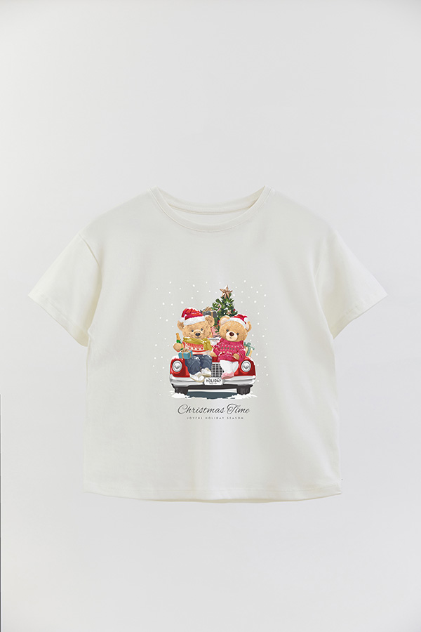 REMERA GIRL OVER TEDDY XMAS 4