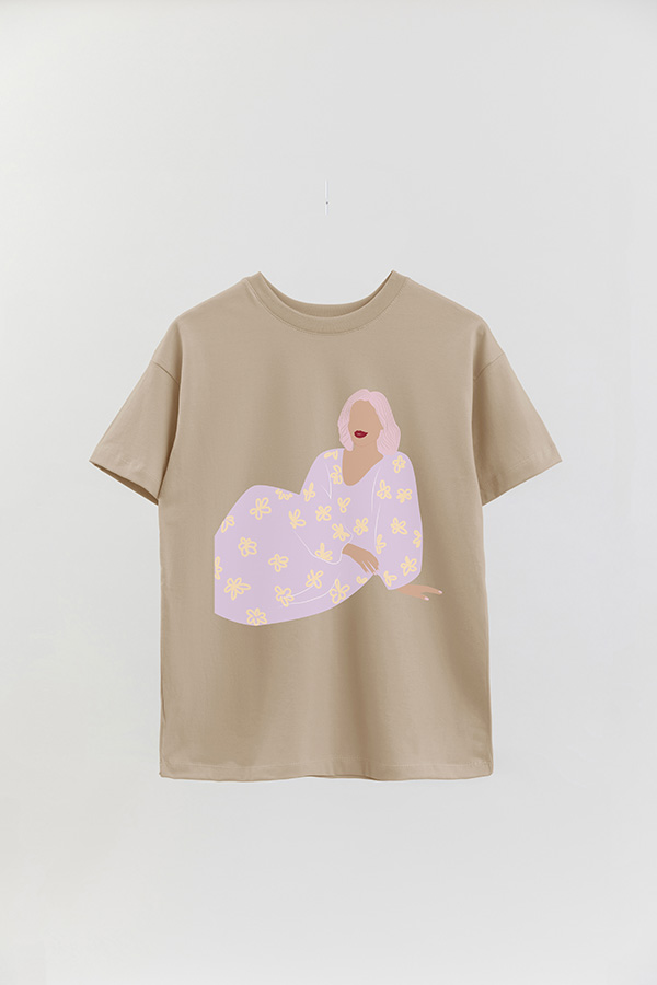 REMERA OVER ESTAMPADA MAXI 3