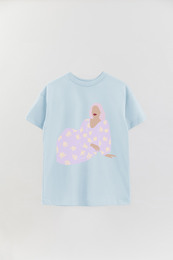 REMERA OVER ESTAMPADA MAXI 3