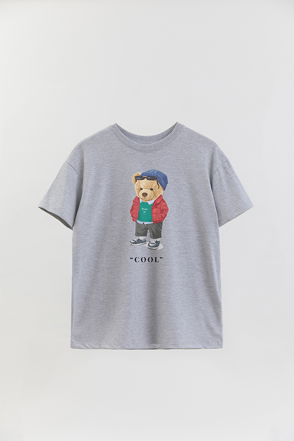 REMERA OVER ESTAMPADA UNISEX TEDDY COOL