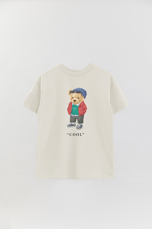 REMERA OVER ESTAMPADA UNISEX TEDDY COOL