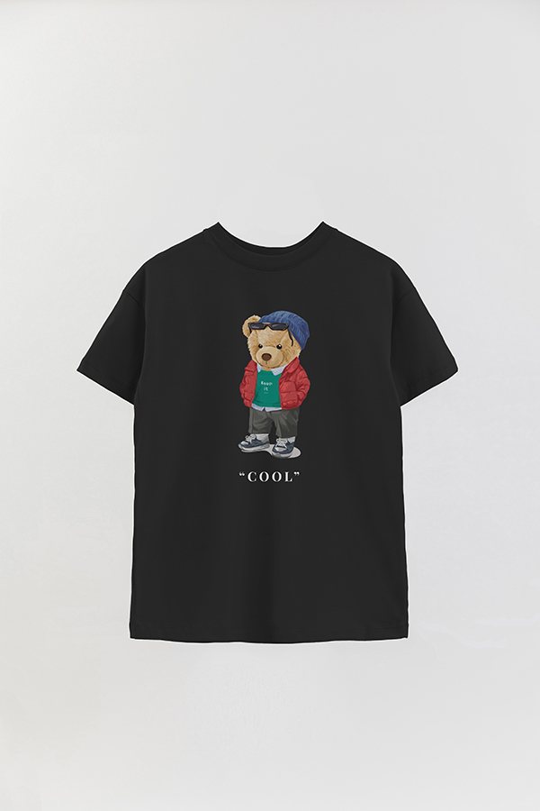 REMERA OVER ESTAMPADA UNISEX TEDDY COOL