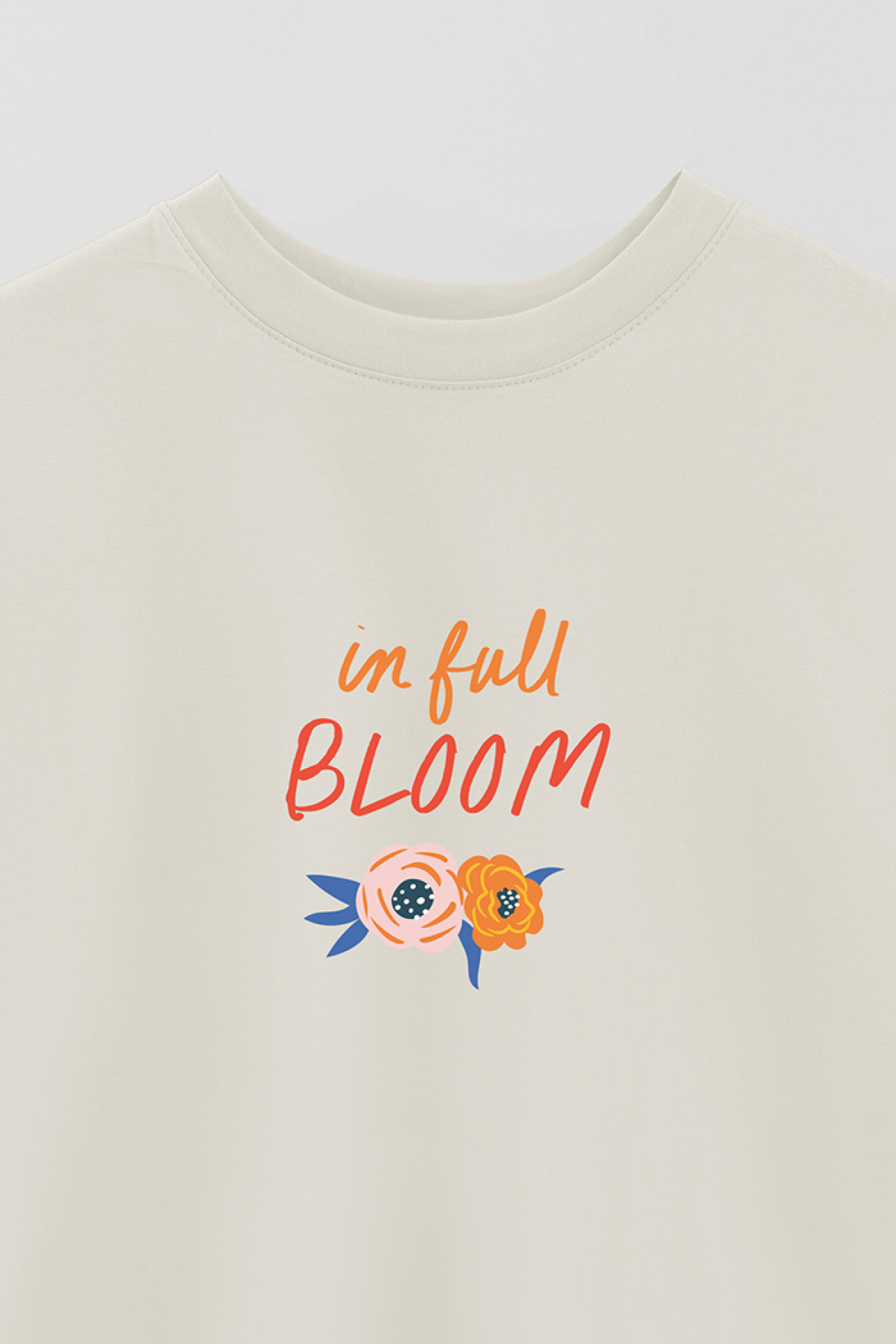 REMERA OVER ESTAMPADA SPR IN FULL BLOOM