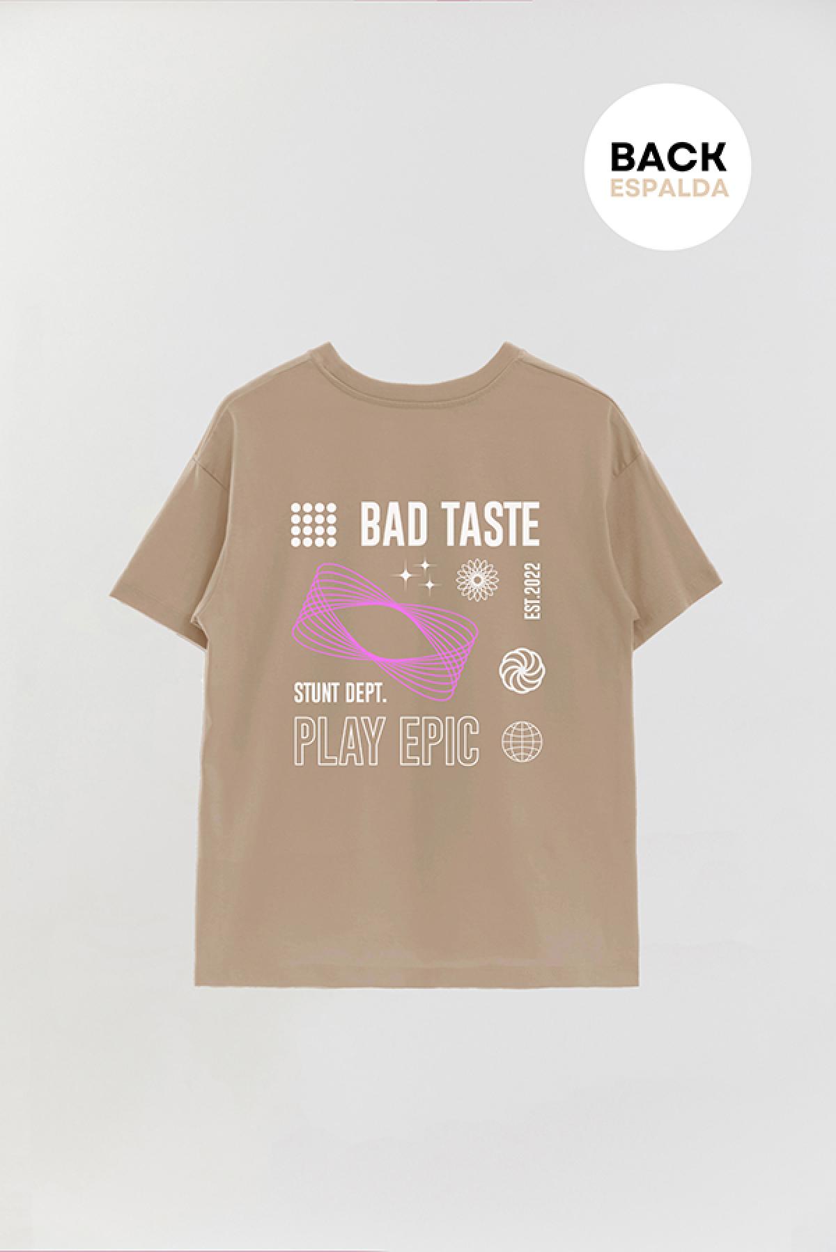 REMERA OVER URBAN ST3 BAD TASTE
