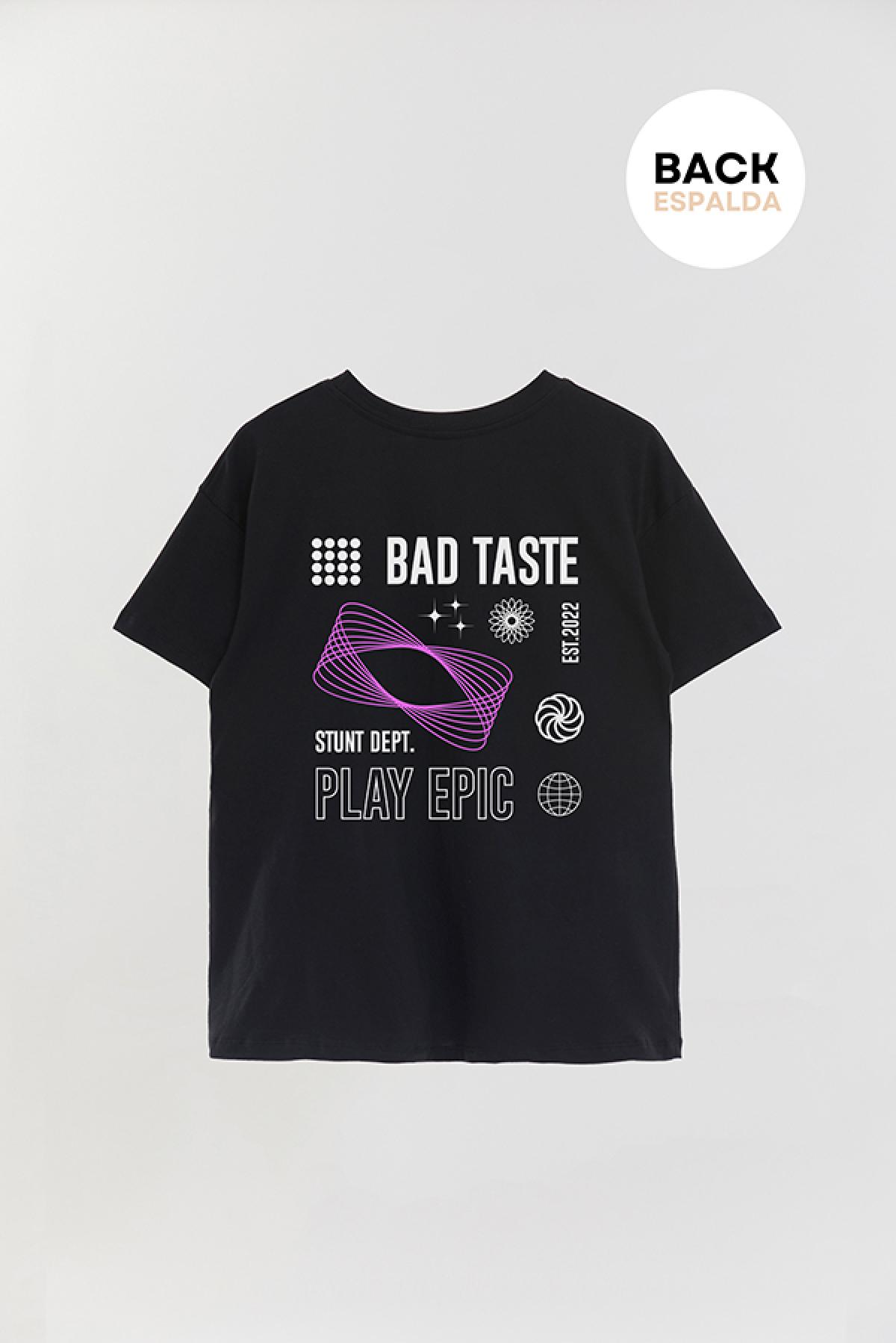 REMERA OVER URBAN ST3 BAD TASTE
