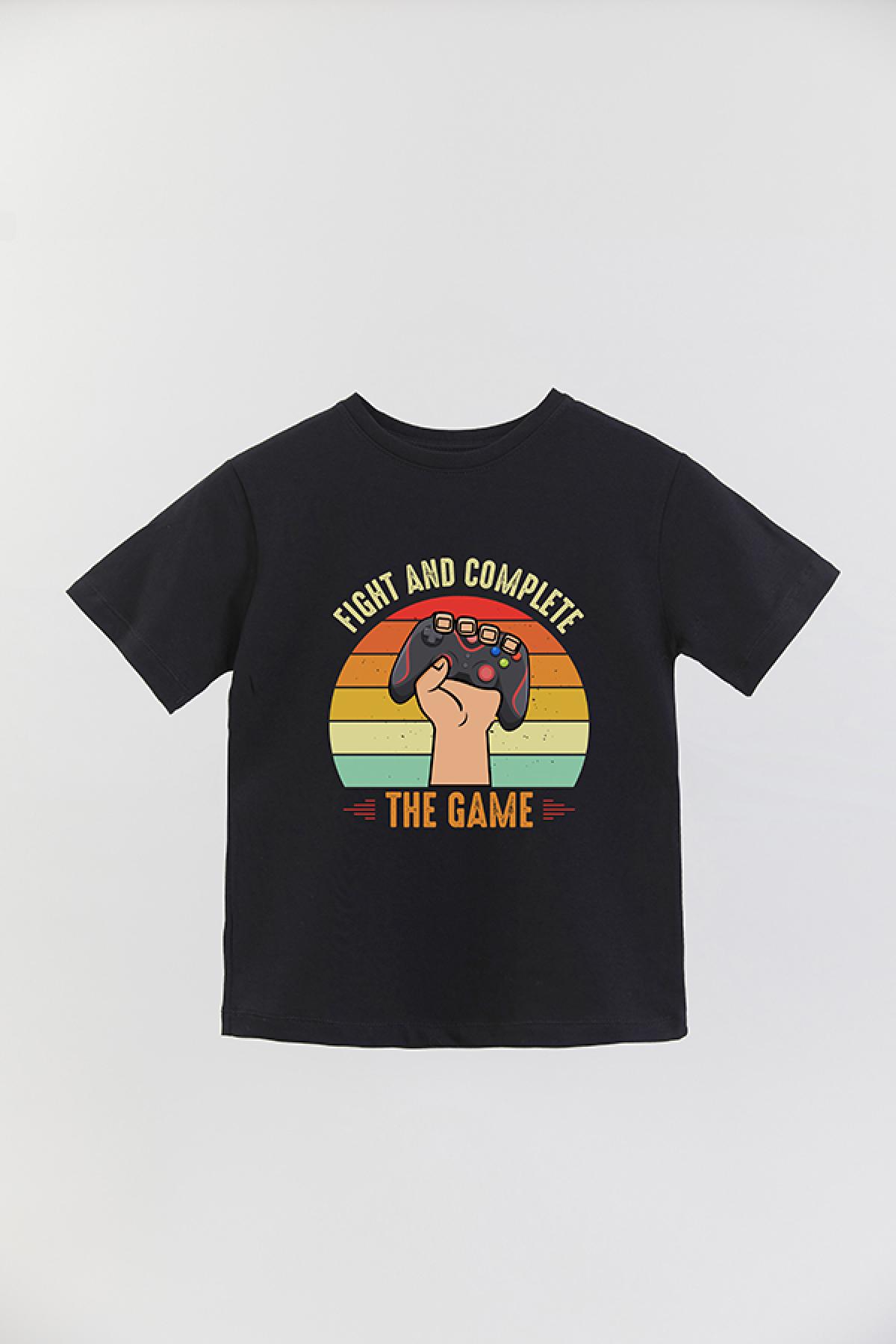 REMERA BASIC BOY GM FIGHT AND COMPLETE THE GAME
