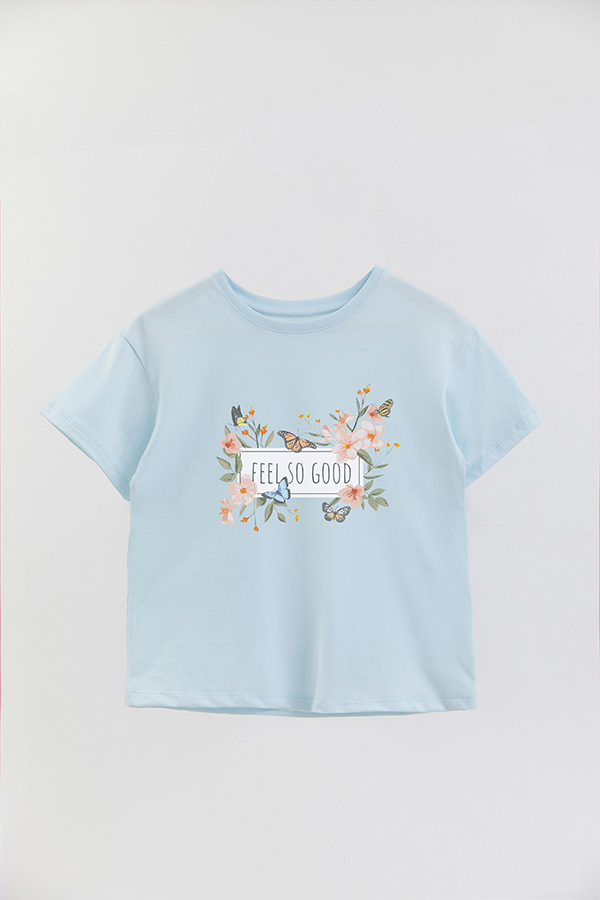 REMERA GIRL OVER FEEL SO GOOD
