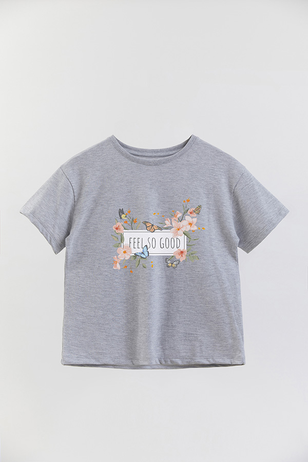 REMERA GIRL OVER FEEL SO GOOD