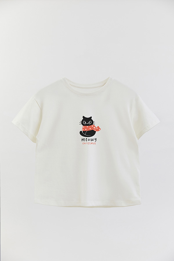 REMERA GIRL OVER JINGLE CAT 20