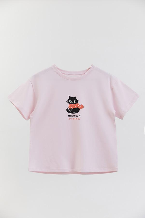 REMERA GIRL OVER JINGLE CAT 20