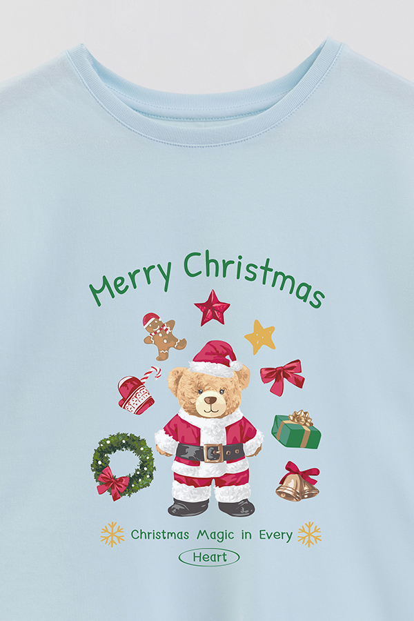 REMERA GIRL OVER TEDDY XMAS 1