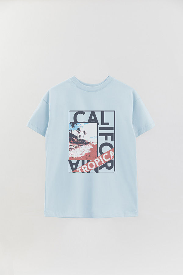 REMERA OVER ESTAMPADA CALIFORNIA