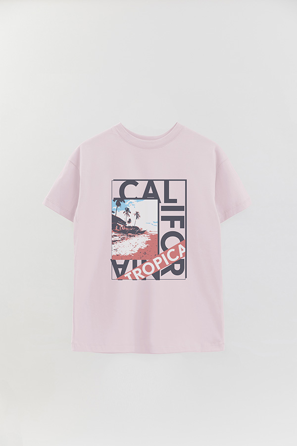REMERA OVER ESTAMPADA CALIFORNIA