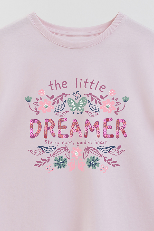 REMERA GIRL OVER LITTLE DREAMER