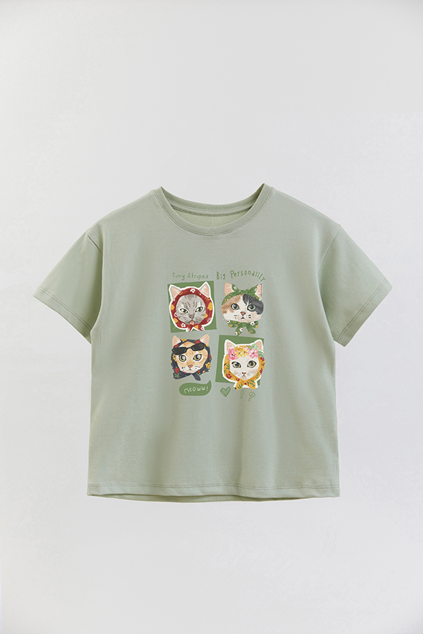 REMERA GIRL OVER KITTY DREAMS PERSONALITY