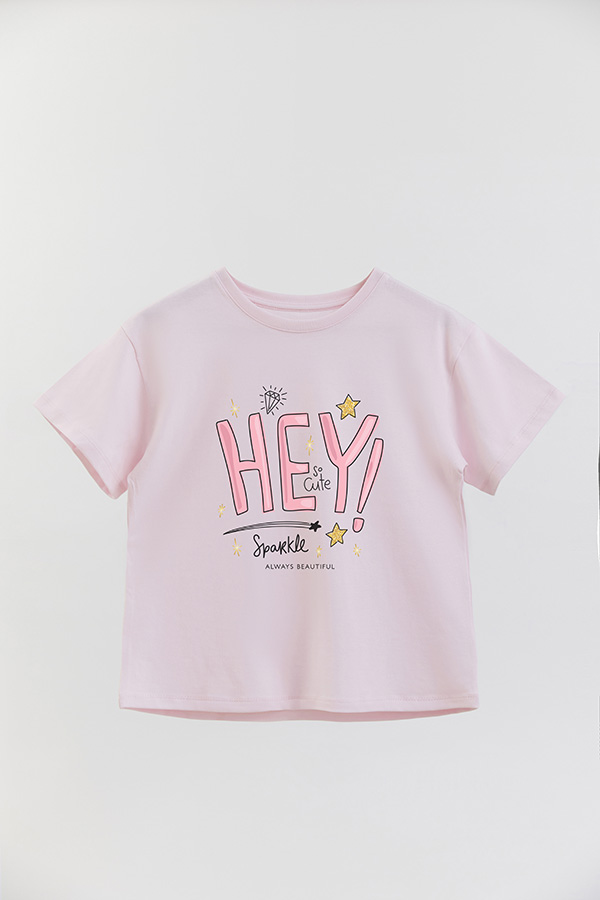 REMERA GIRL OVER HEY