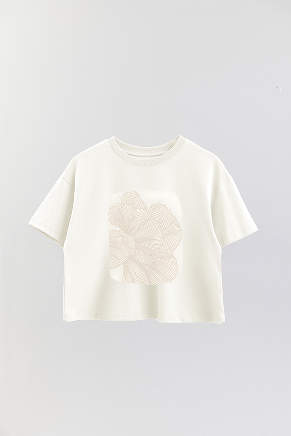 REMERA CROP ESTAMPADA ART 87