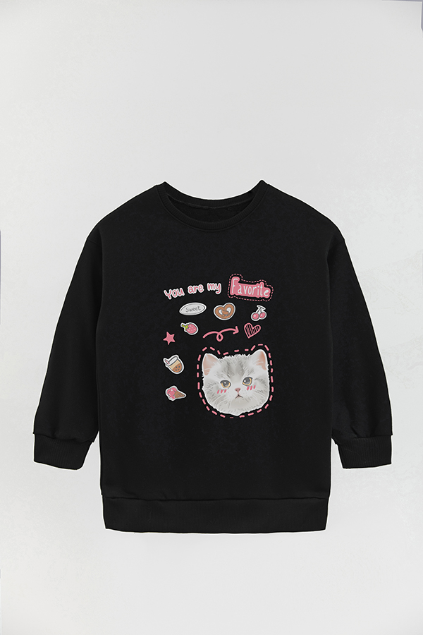 BUZO CREWNECK RUSTICO KITTY DREAMS FAVORITE