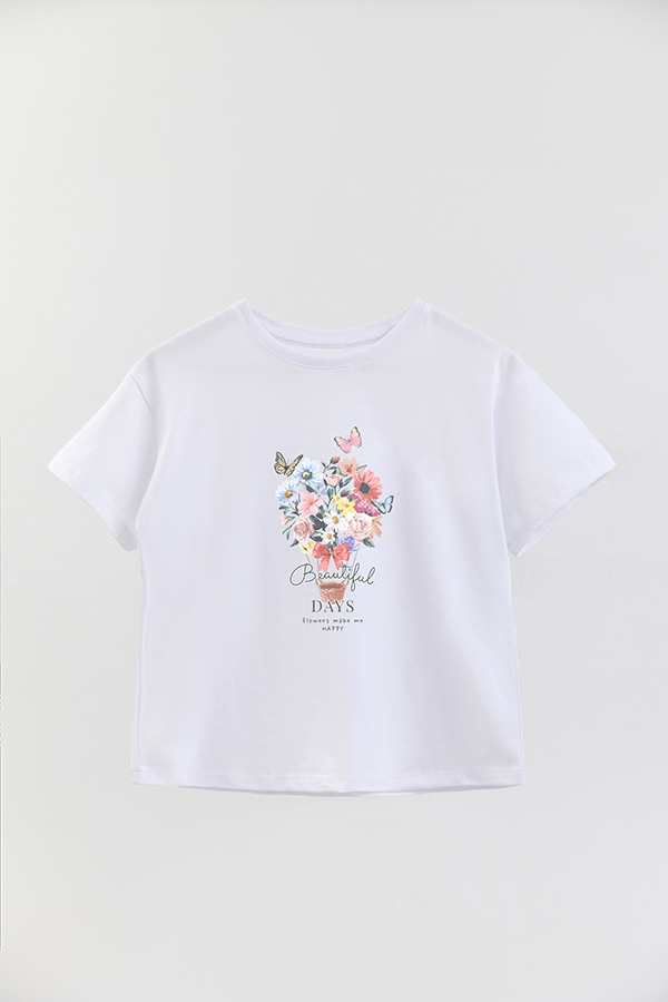 REMERA GIRL OVER BEAUTIFUL DAYS
