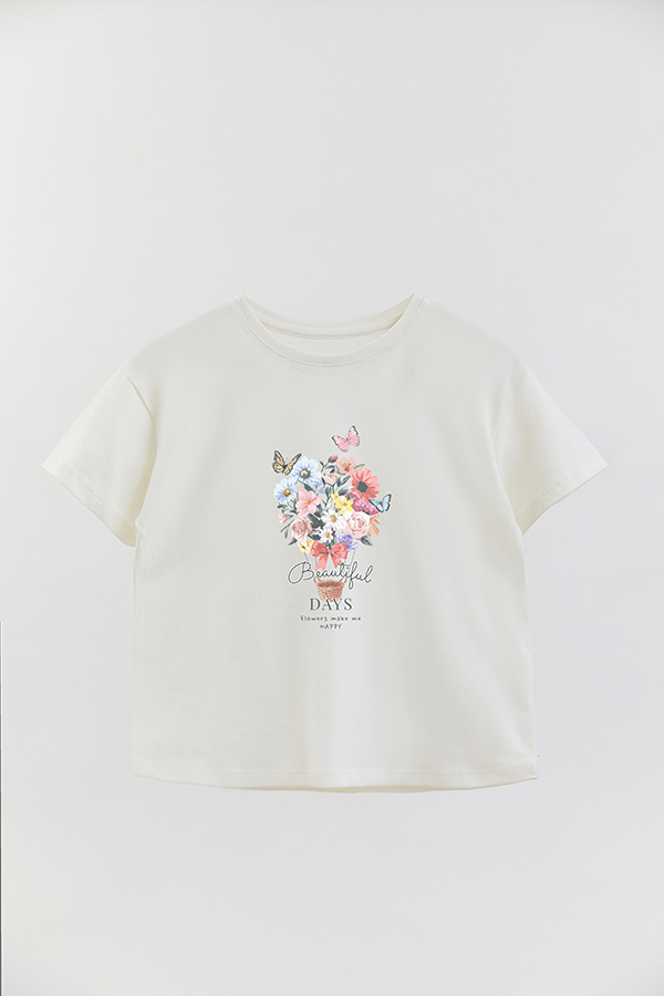 REMERA GIRL OVER BEAUTIFUL DAYS