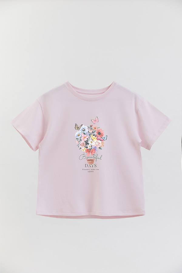 REMERA GIRL OVER BEAUTIFUL DAYS