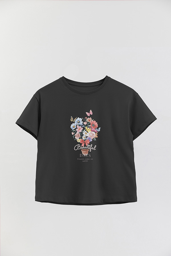 REMERA GIRL OVER BEAUTIFUL DAYS