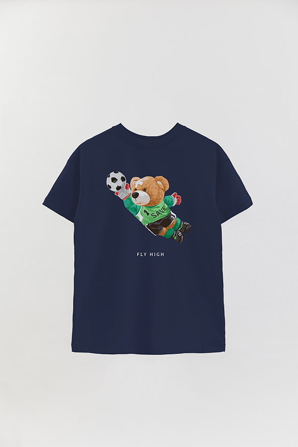 REMERA OVER ESTAMPADA UNISEX TEDDY FLY HIGH