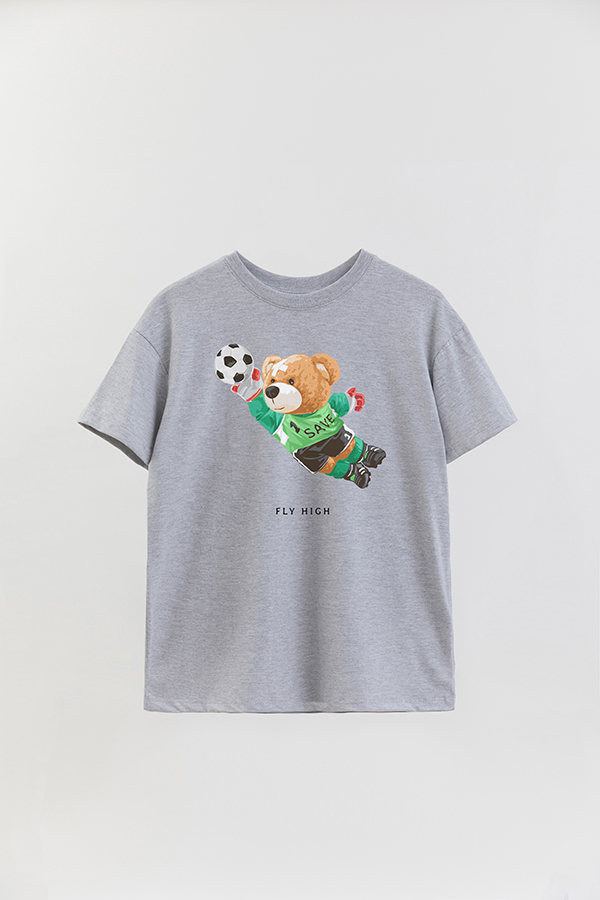 REMERA OVER ESTAMPADA UNISEX TEDDY FLY HIGH