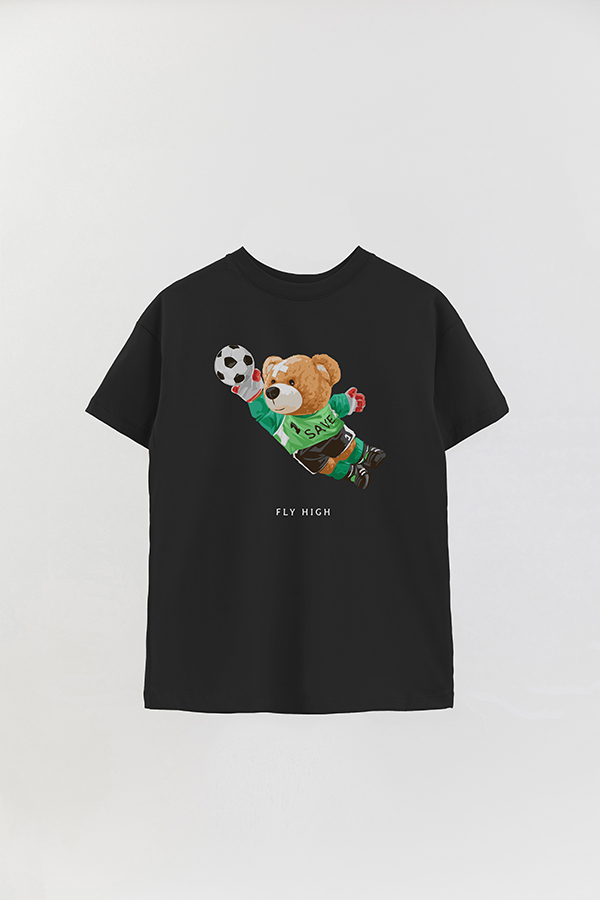 REMERA OVER ESTAMPADA UNISEX TEDDY FLY HIGH