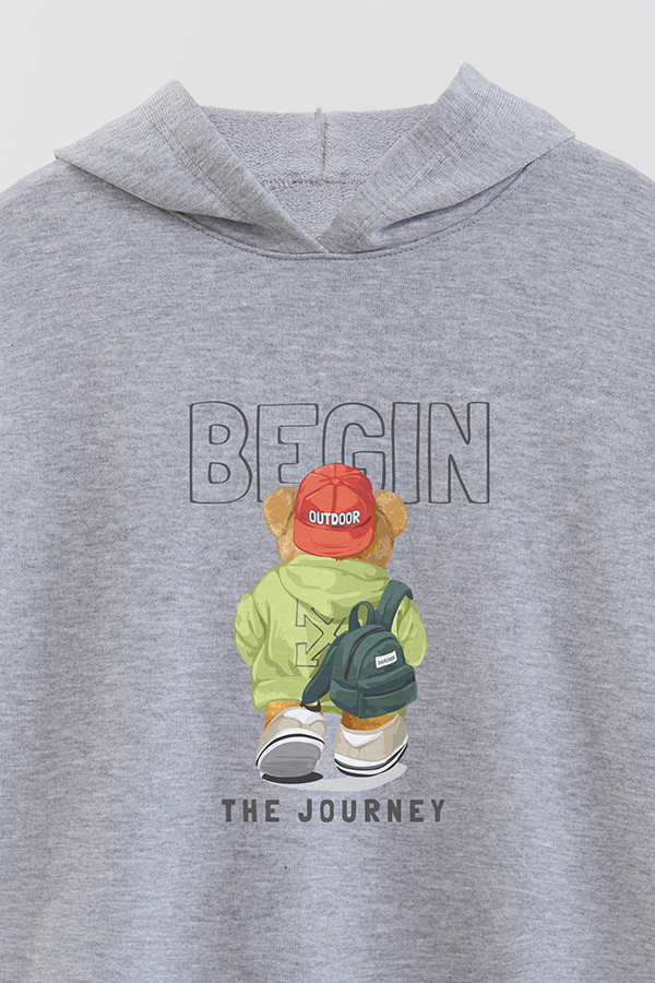 HOODIE RUSTICO KIDS TEDDY BEGIN