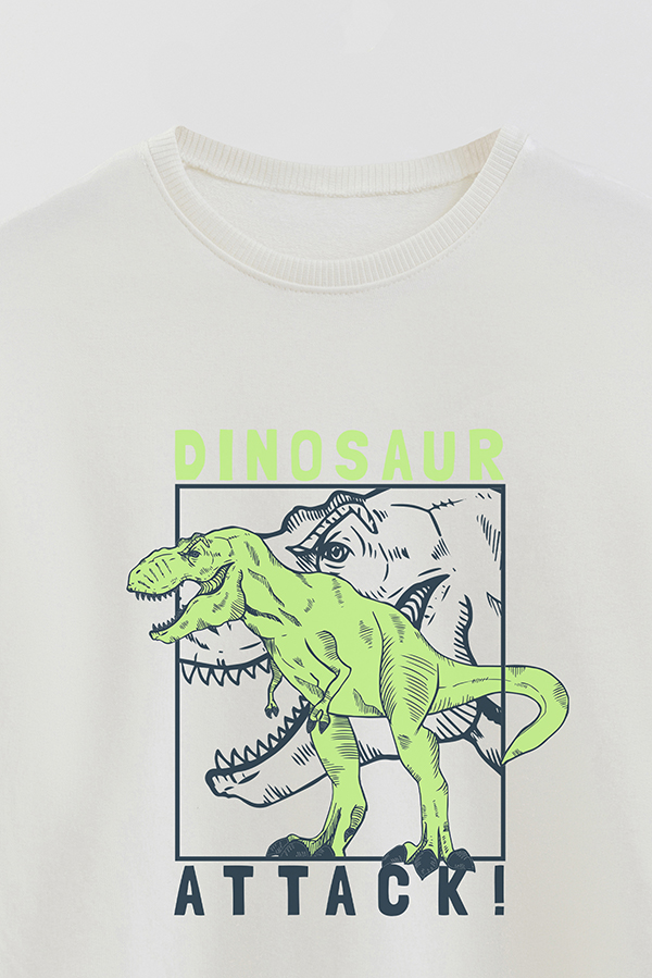 BUZO CREWNECK RUSTICO DINOSAUR