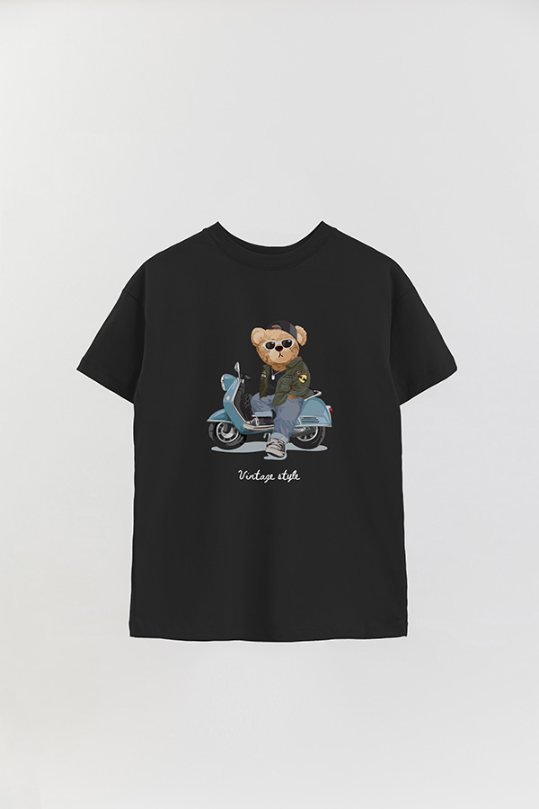 REMERA OVER ESTAMPADA UNISEX TEDDY VINTAGE