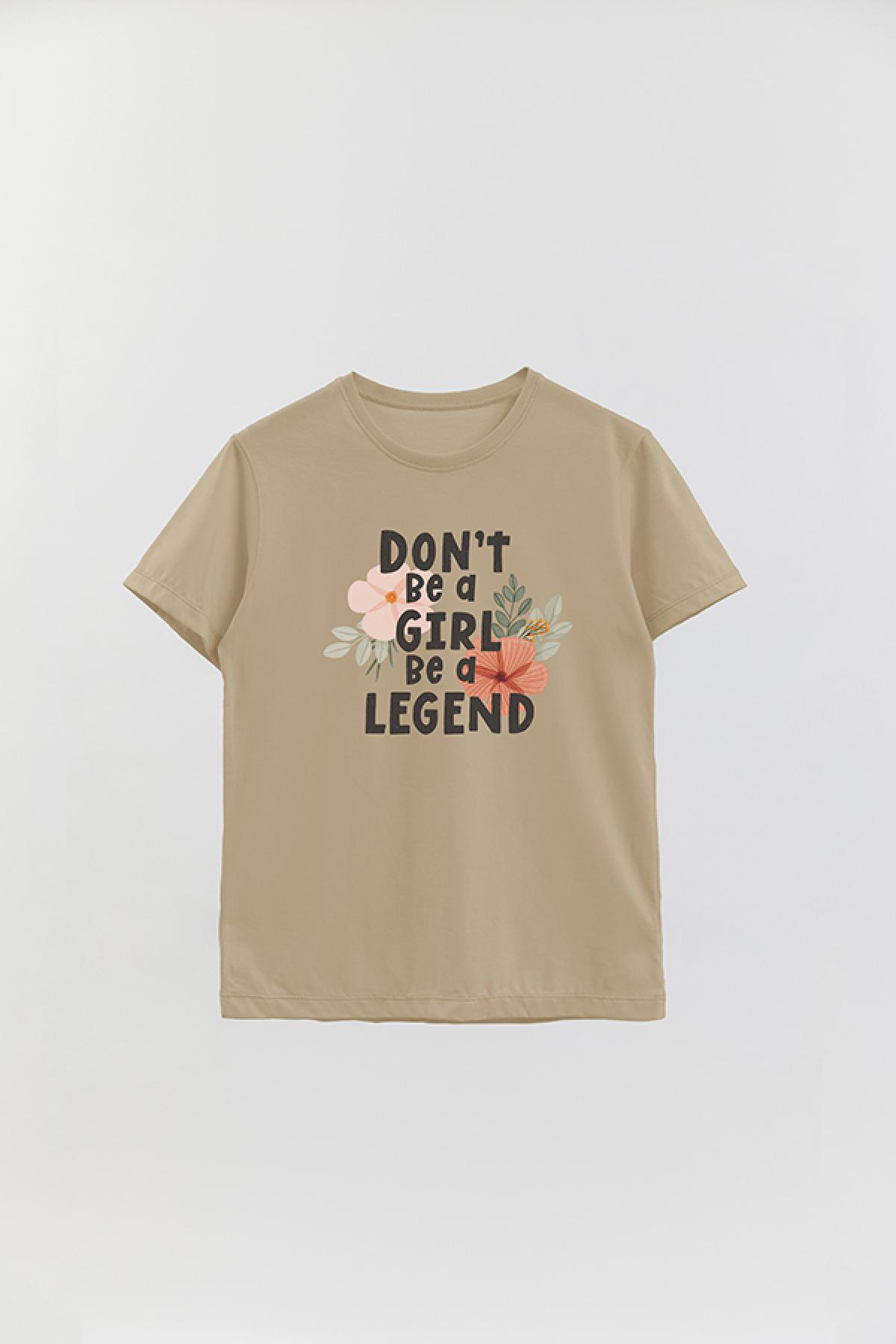 REMERA BASICA ESTAMPADA FLO BE A LEGEND