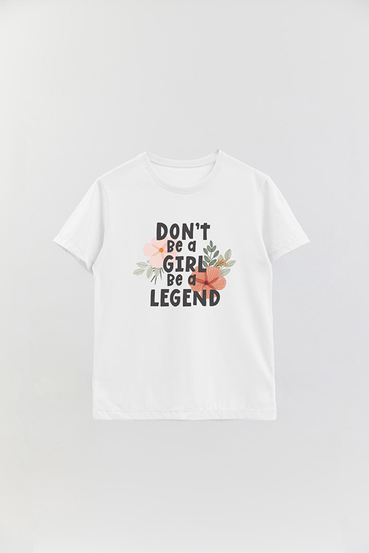 REMERA BASICA ESTAMPADA FLO BE A LEGEND