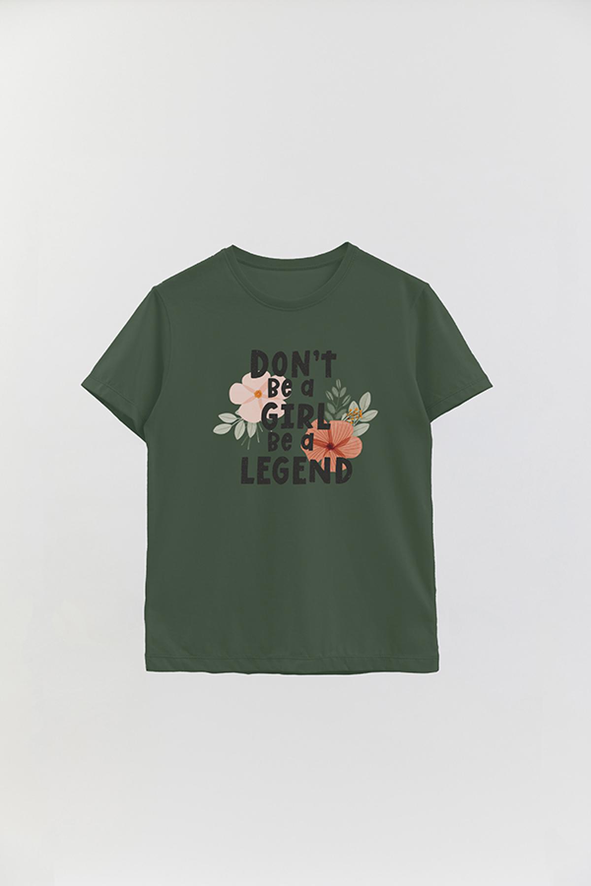 REMERA BASICA ESTAMPADA FLO BE A LEGEND