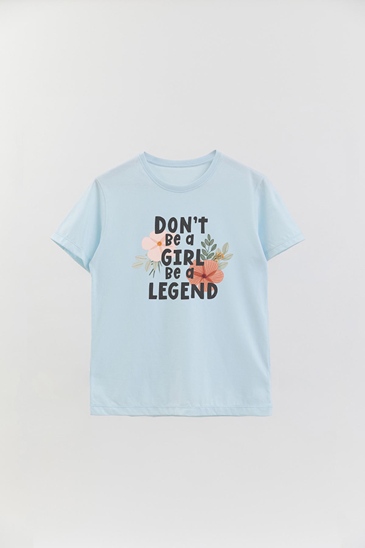 REMERA BASICA ESTAMPADA FLO BE A LEGEND