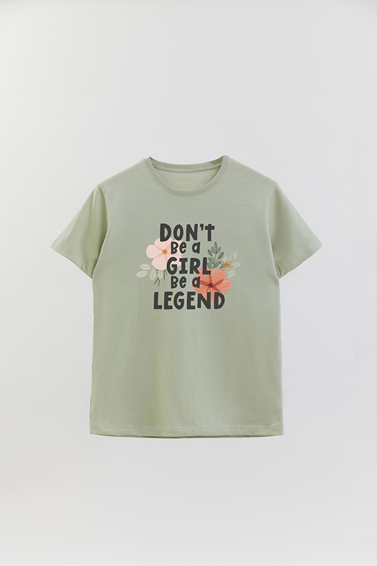 REMERA BASICA ESTAMPADA FLO BE A LEGEND