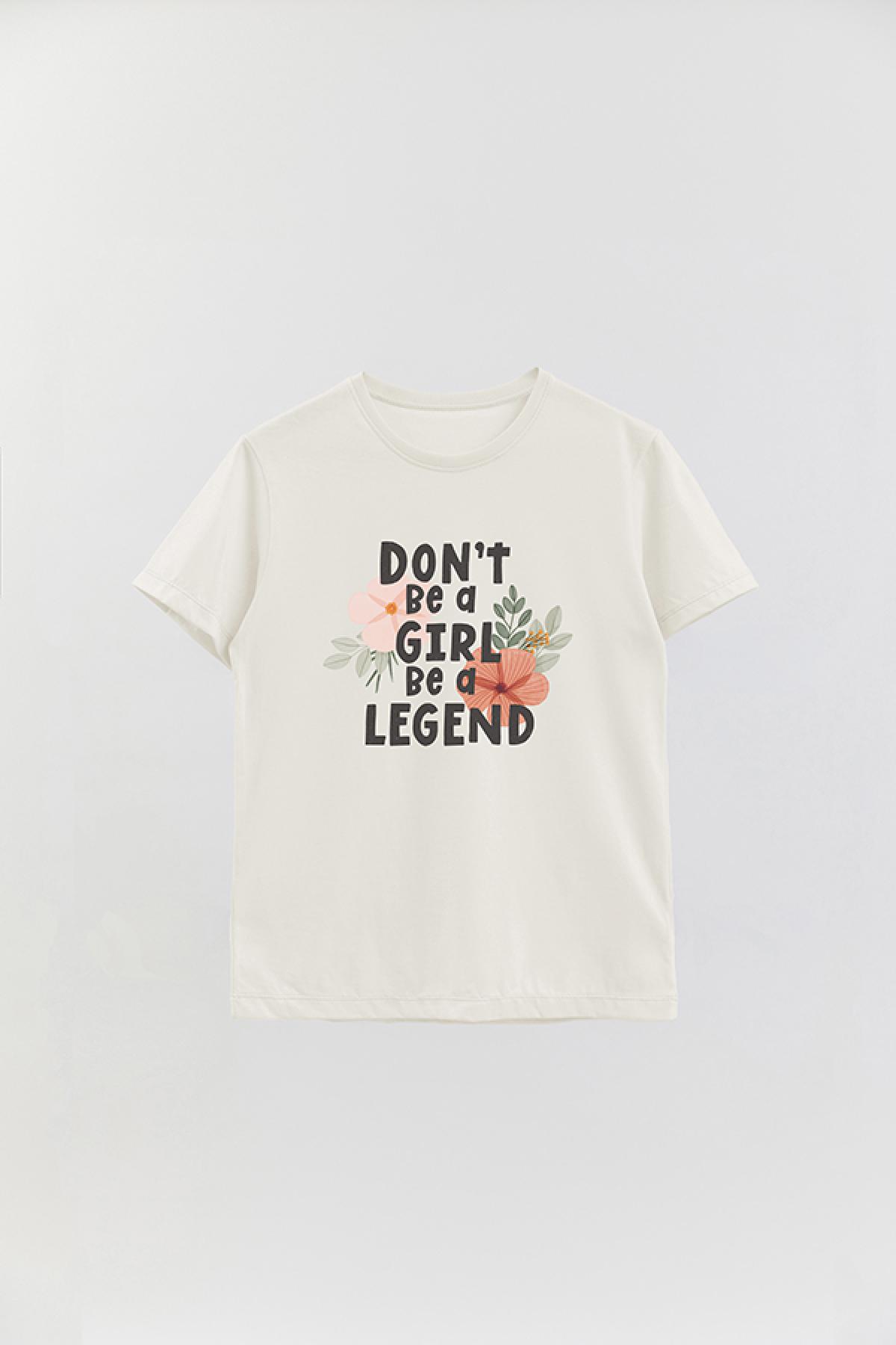 REMERA BASICA ESTAMPADA FLO BE A LEGEND