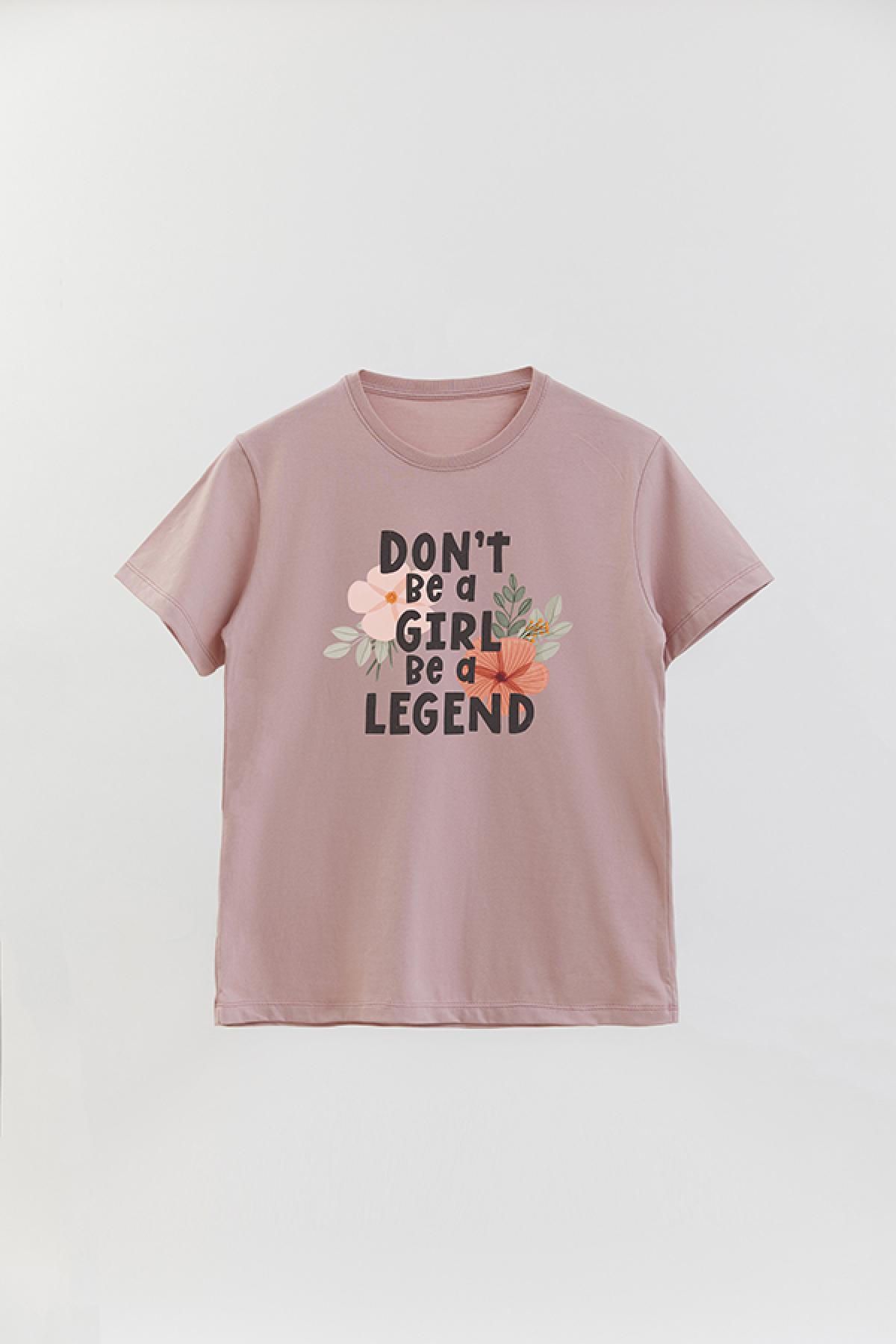 REMERA BASICA ESTAMPADA FLO BE A LEGEND