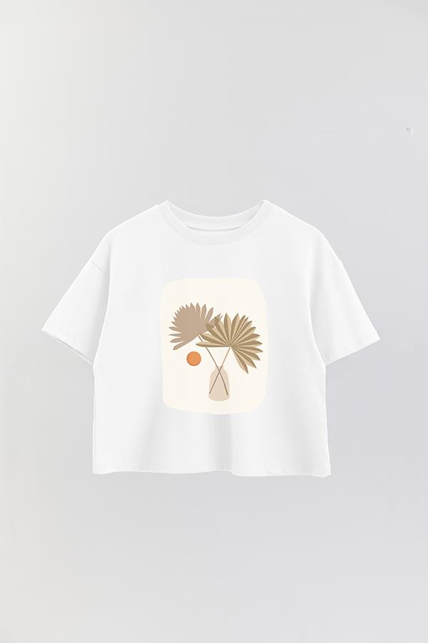 REMERA CROP ESTAMPADA ART 84