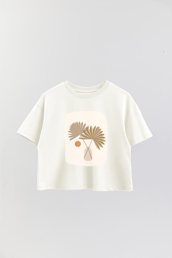 REMERA CROP ESTAMPADA ART 84