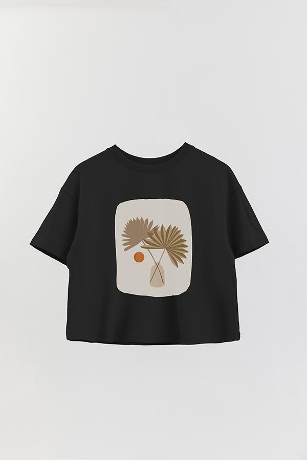 REMERA CROP ESTAMPADA ART 84