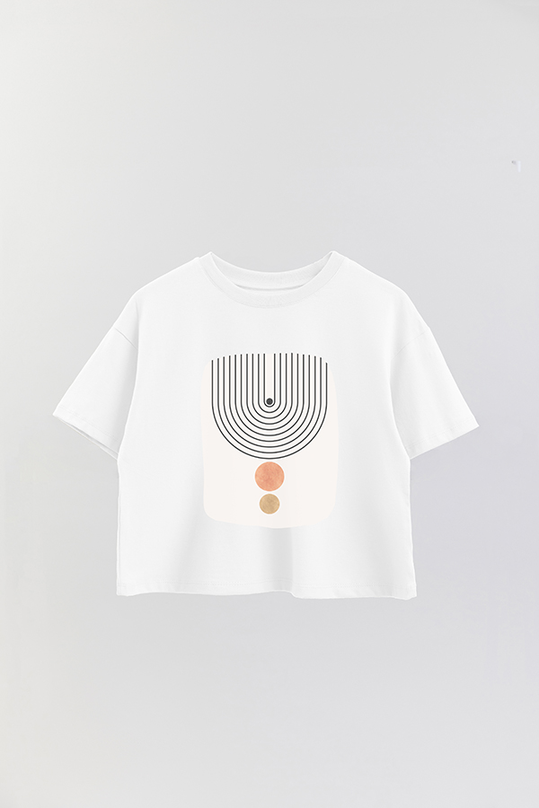 REMERA CROP ESTAMPADA ART 140