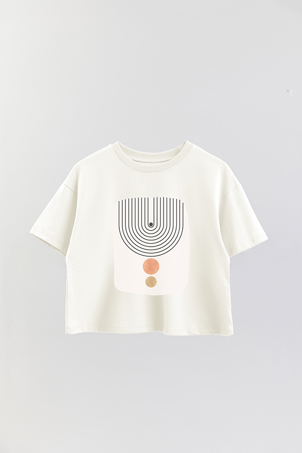 REMERA CROP ESTAMPADA ART 140